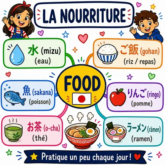 Carte mentale : Nourriture