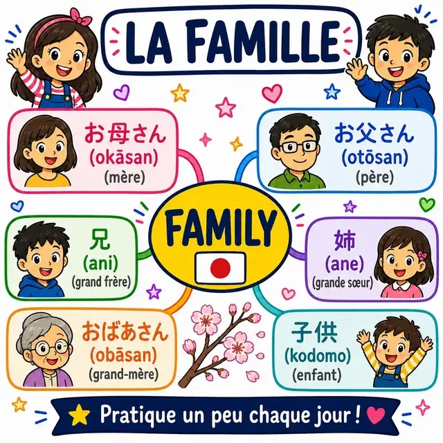 Carte mentale : Famille